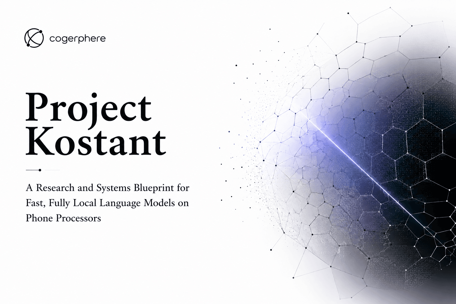 Project Kostant — A Research and Systems Blueprint for Fast, Fully Local Language Models on Phone Processors